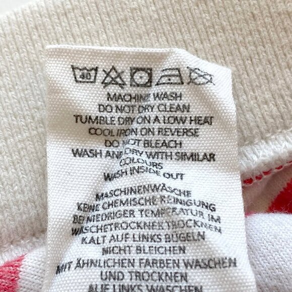 Boden Jonnie B Girls Terry Cloth Towelling Shorts Size 14 White Pink Striped - Picture 5 of 8